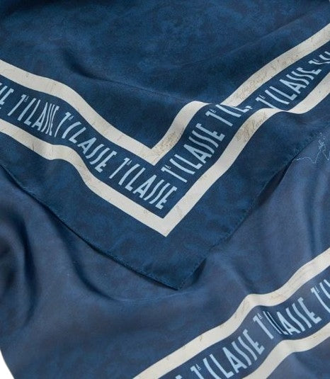 Alviero Martini Foulard Geo Classic 90x90  cm   K F097 1721 Col. 0101 Navy Blue